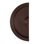 HDD Pro Schuifdeurkom Halve Maan Massief 40mm Mat Brons