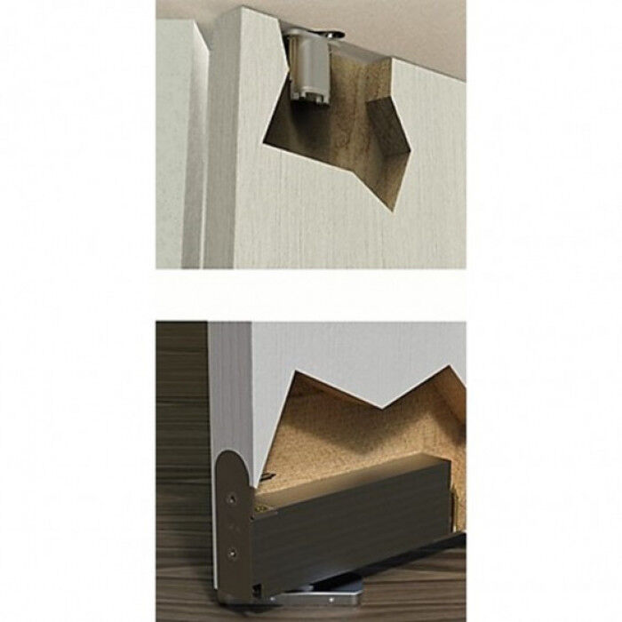 Argenta Pivotica Pro 150 taatsdeurscharnier, technische maattekening