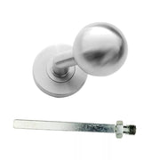 HDD Pro Voordeurknop Top Bs 50 Op Rozas Inox Plus - Deurbeslag-expert