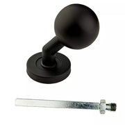 HDD Pro Voordeurknop Top Bs 50 Op Rozas Zwart - Deurbeslag-expert