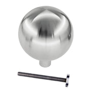 HDD Pro Voordeurknop Top B 80 Massief Inox Plus - Deurbeslag-expert