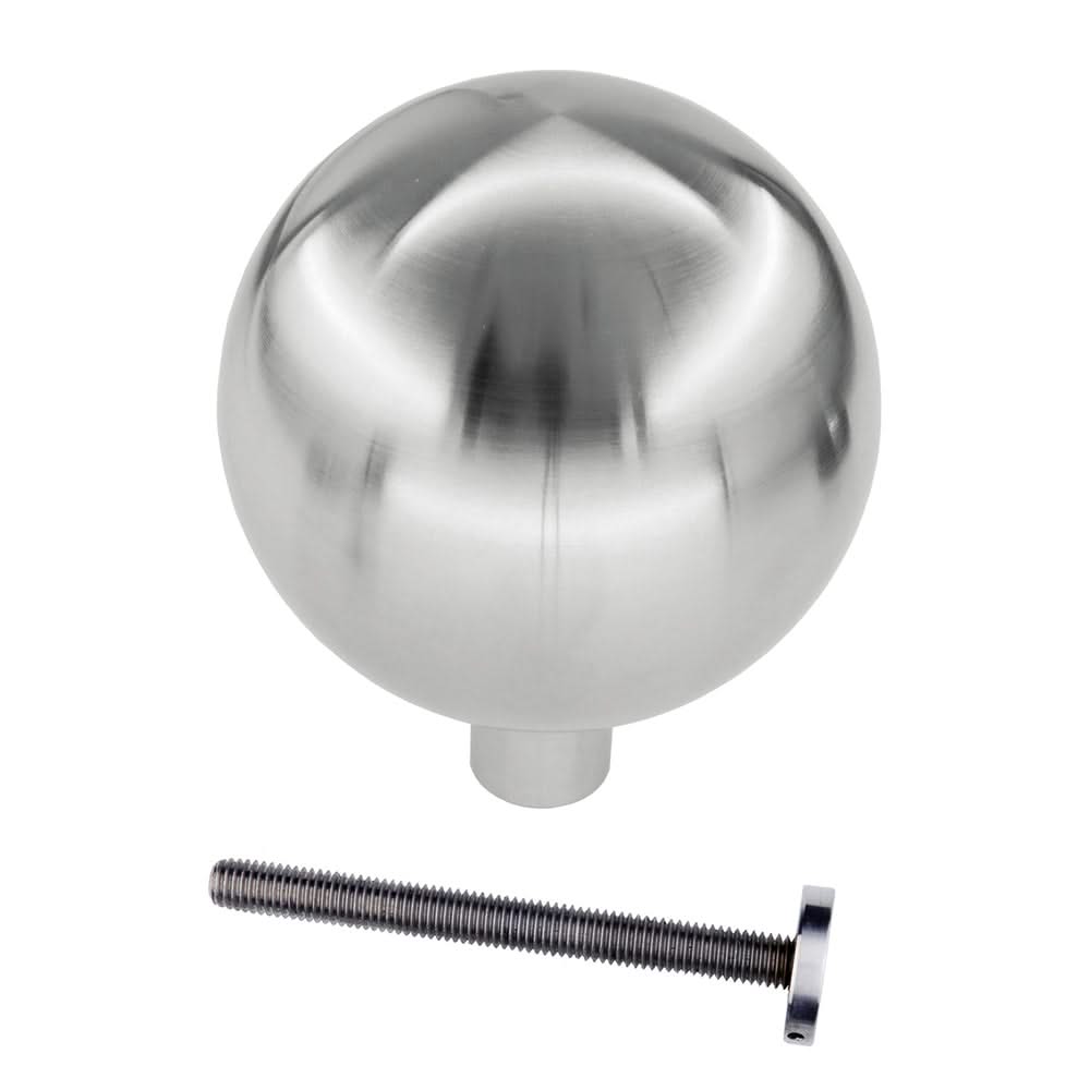 HDD Pro Voordeurknop Top B 80 Massief Inox Plus - Deurbeslag-expert