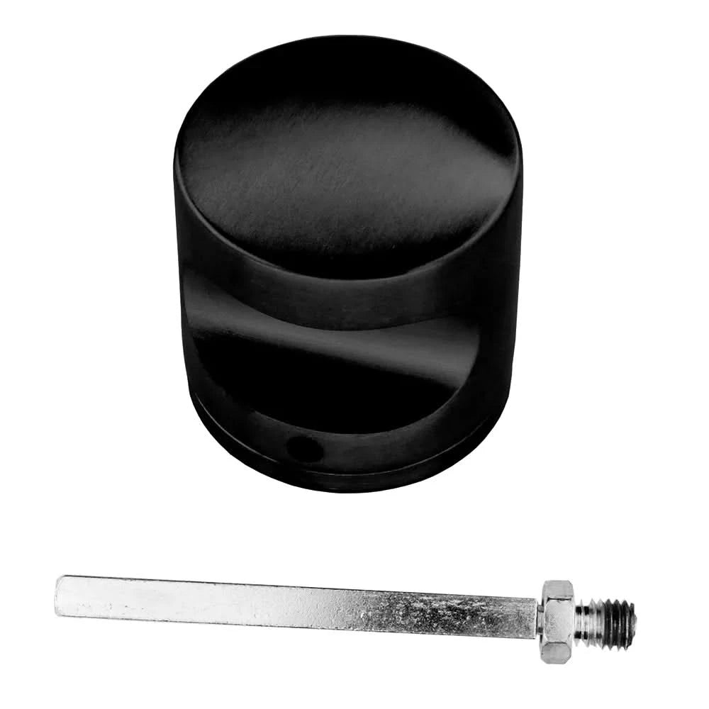 HDD Pro Voordeurknop Top H 50 Massief Zwart - Deurbeslag-expert