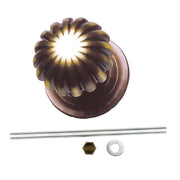 HDD Pro Voordeurknop Top Mandarin Brons - Deurbeslag-expert