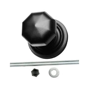 HDD Pro Voordeurknop Top 804 Zwart 64mm - Deurbeslag-expert