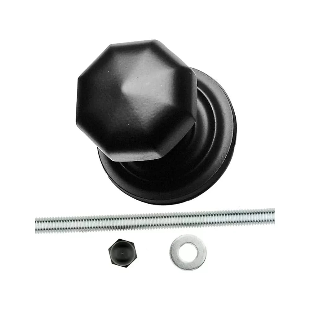 HDD Pro Voordeurknop Top 804 Zwart 64mm - Deurbeslag-expert