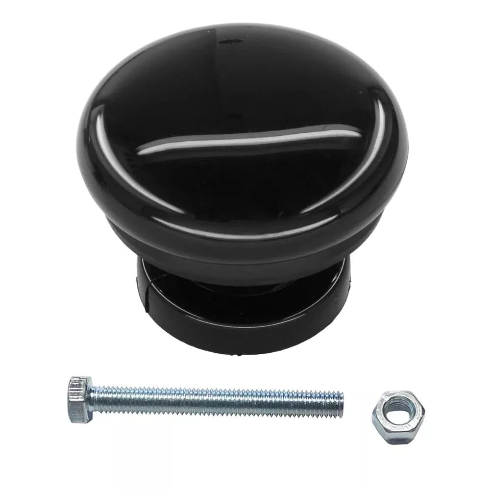 HDD Pro Voordeurknop Top Panda Pvc Zwart - Deurbeslag-expert