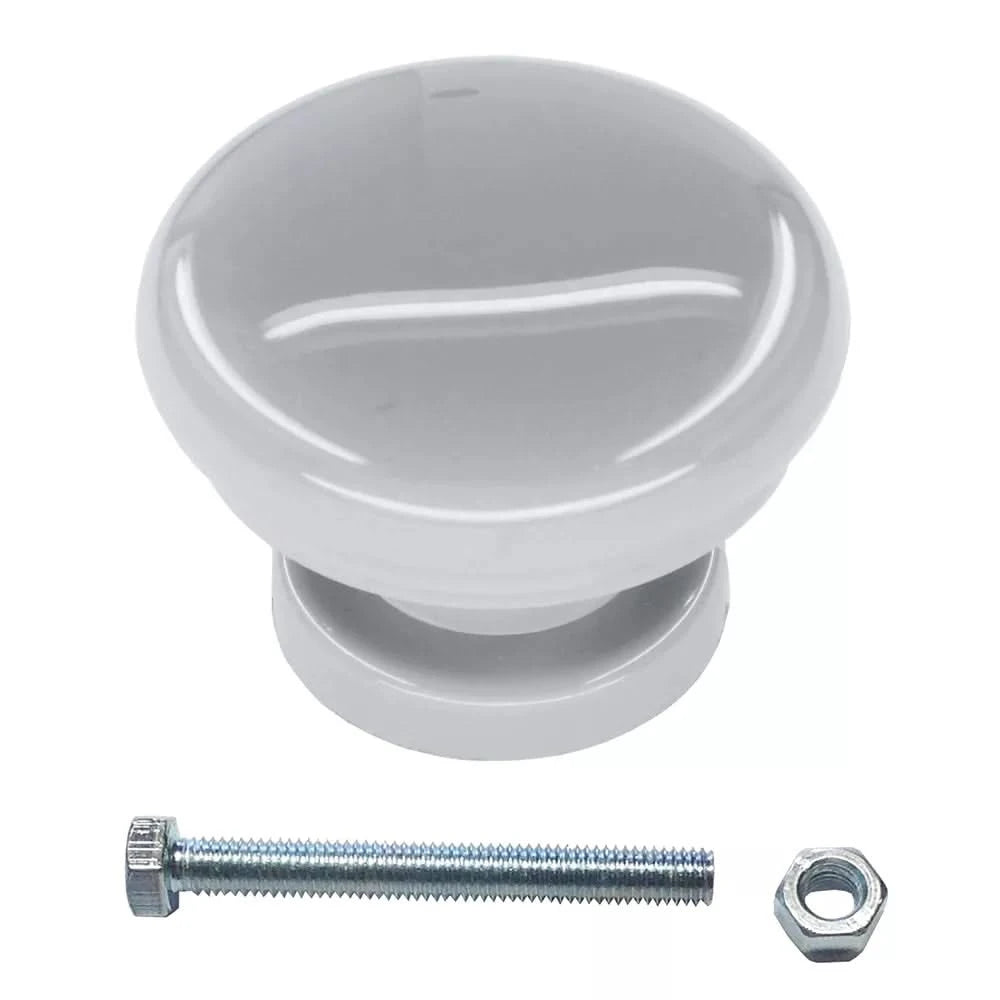 HDD Pro Voordeurknop Top Panda Pvc Licht Grijs - Deurbeslag-expert