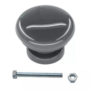 HDD Pro Voordeurknop Top Panda Pvc Donker Grijs - Deurbeslag-expert