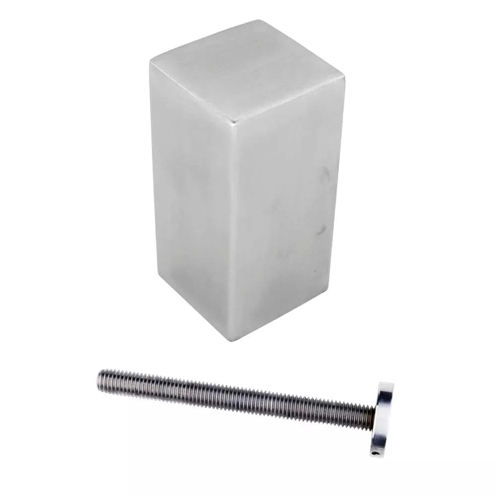 HDD Pro Voordeurknop Top Carre Inox Plus - Deurbeslag-expert