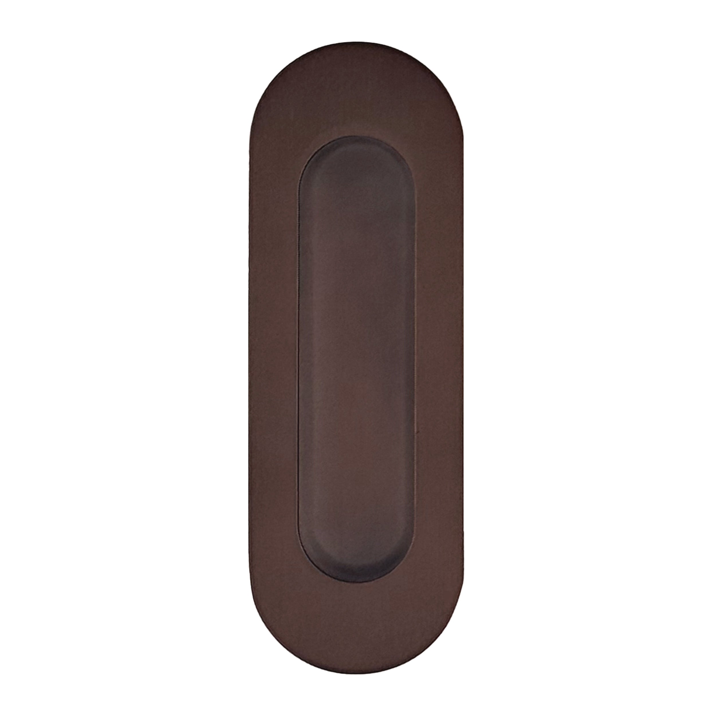 HDD Pro Schuifdeurkom Ovaal Blind Mat Brons