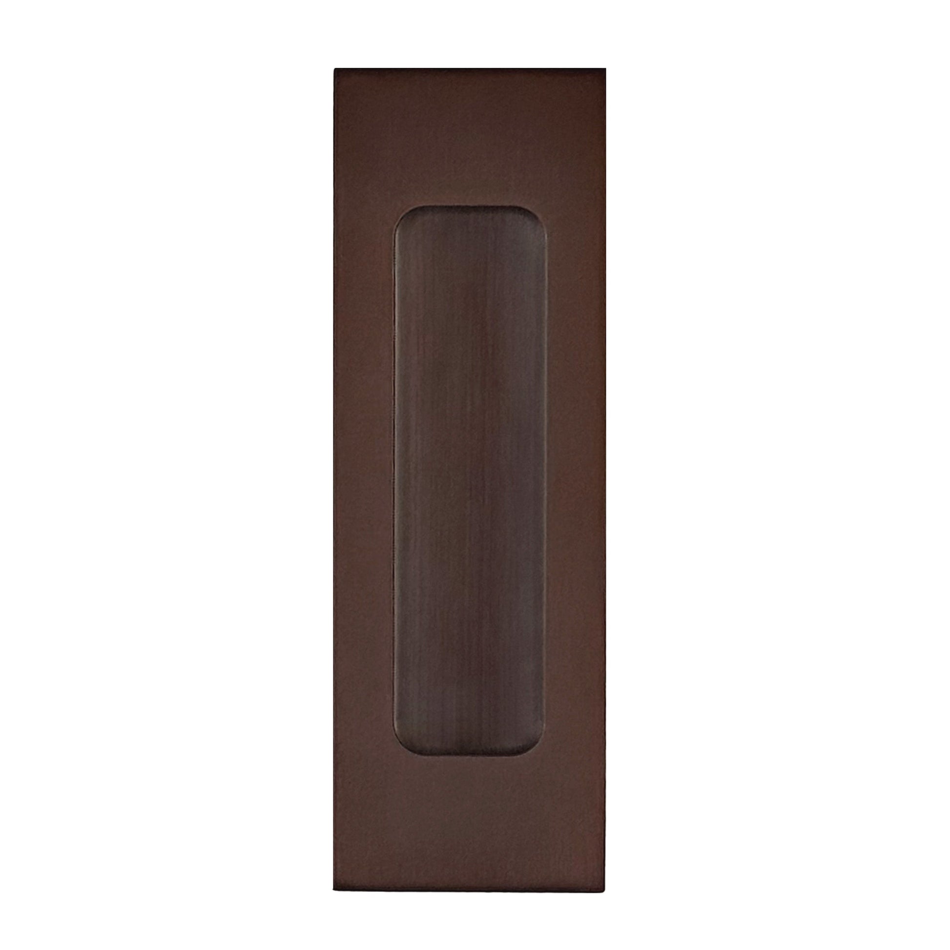 HDD Pro Schuifdeurkom Ovaal Carré Smal Blind Mat Brons