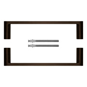 Voordeurgreep Build 19/200 Mat Brons Paar deurdikte groter dan 3 cm