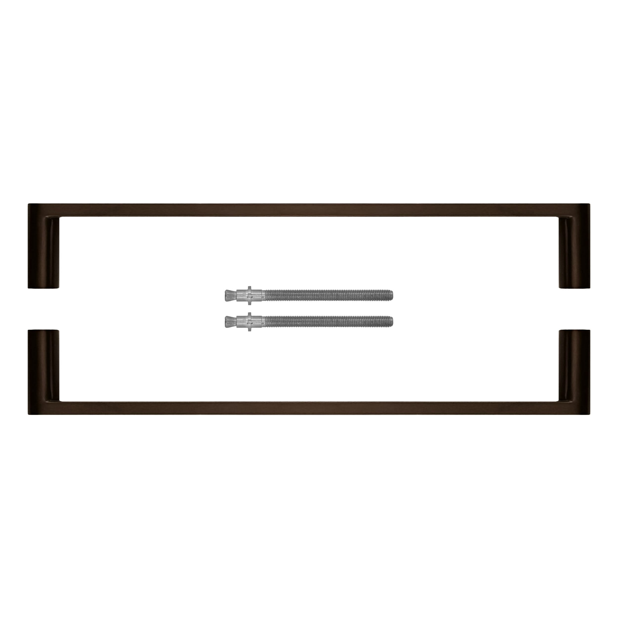 Voordeurgreep Build 19/300 Mat Brons Paar deurdikte groter dan 3 cm