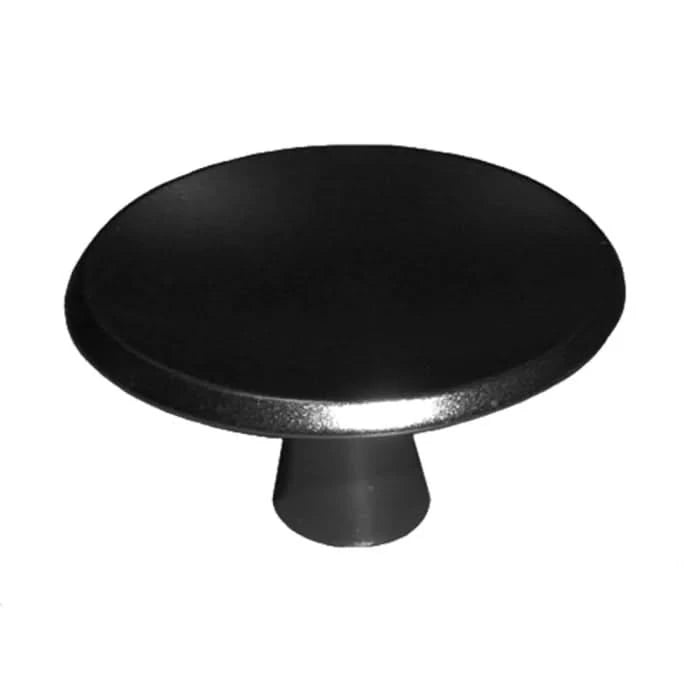 Hermeta Knop Rond Zwart 35mm