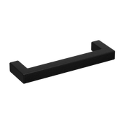 Crafino Rock meubelgreep 96 mm craft zwart vooraanzicht