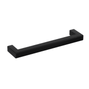 Crafino Rock meubelgreep 128 mm craft zwart vooraanzicht