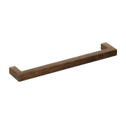Crafino Rock meubelgreep 160 mm craft cognac vooraanzicht