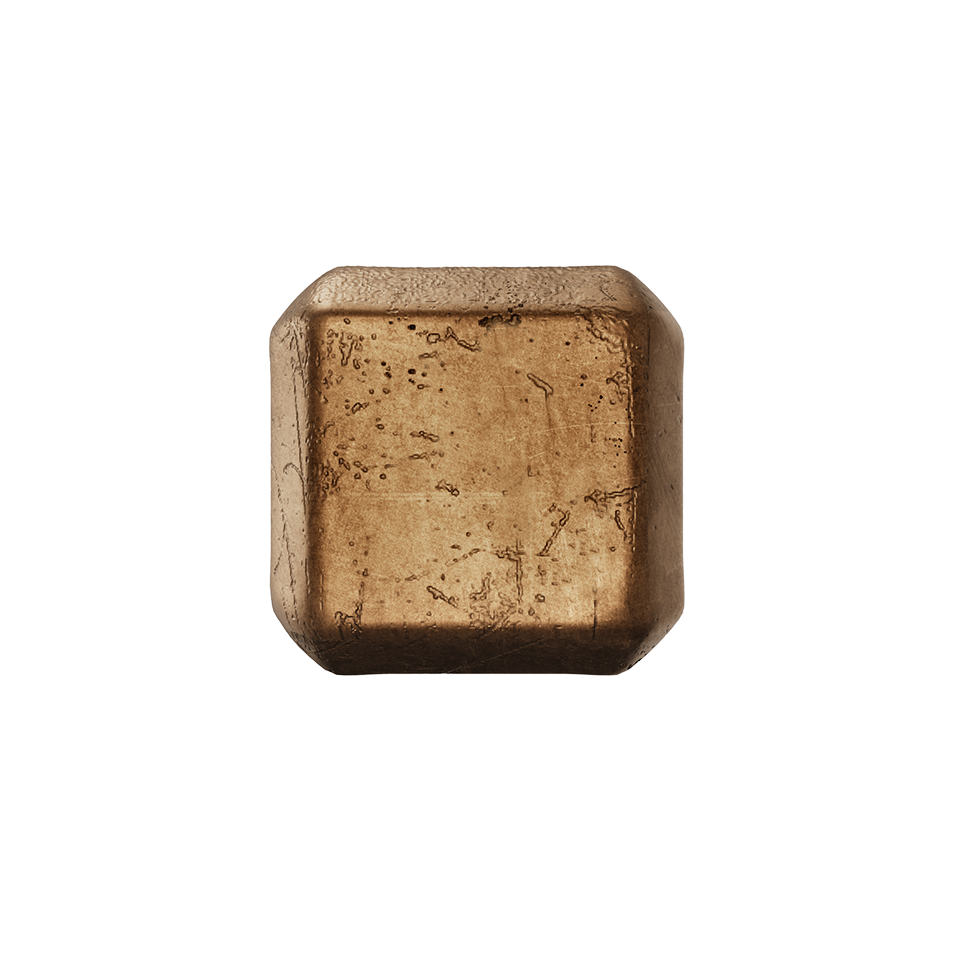 crafino rock | meubelgreep 10 mm | craft cognac