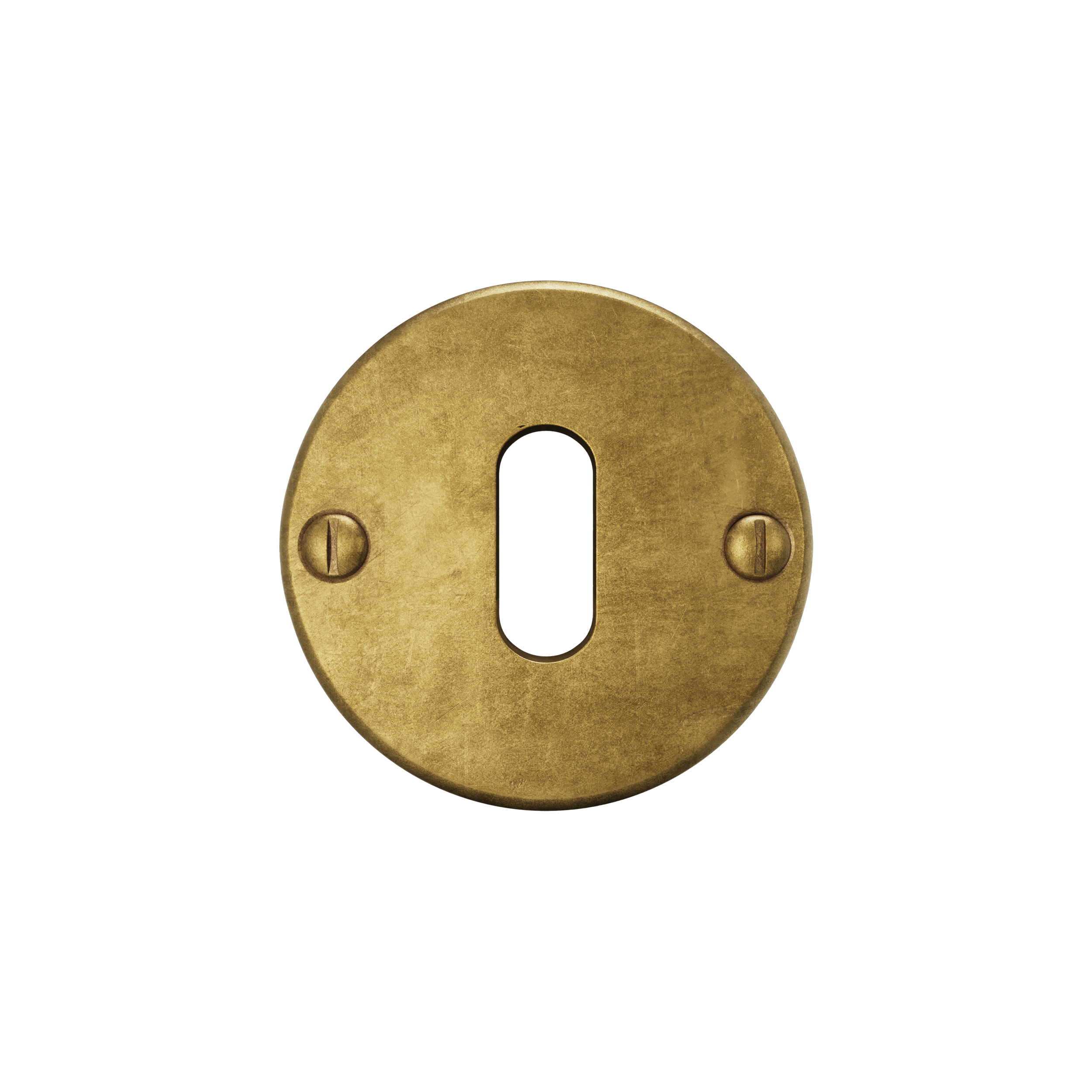 Crafino | Sleutelrozet rond 50 mm | Craft goud