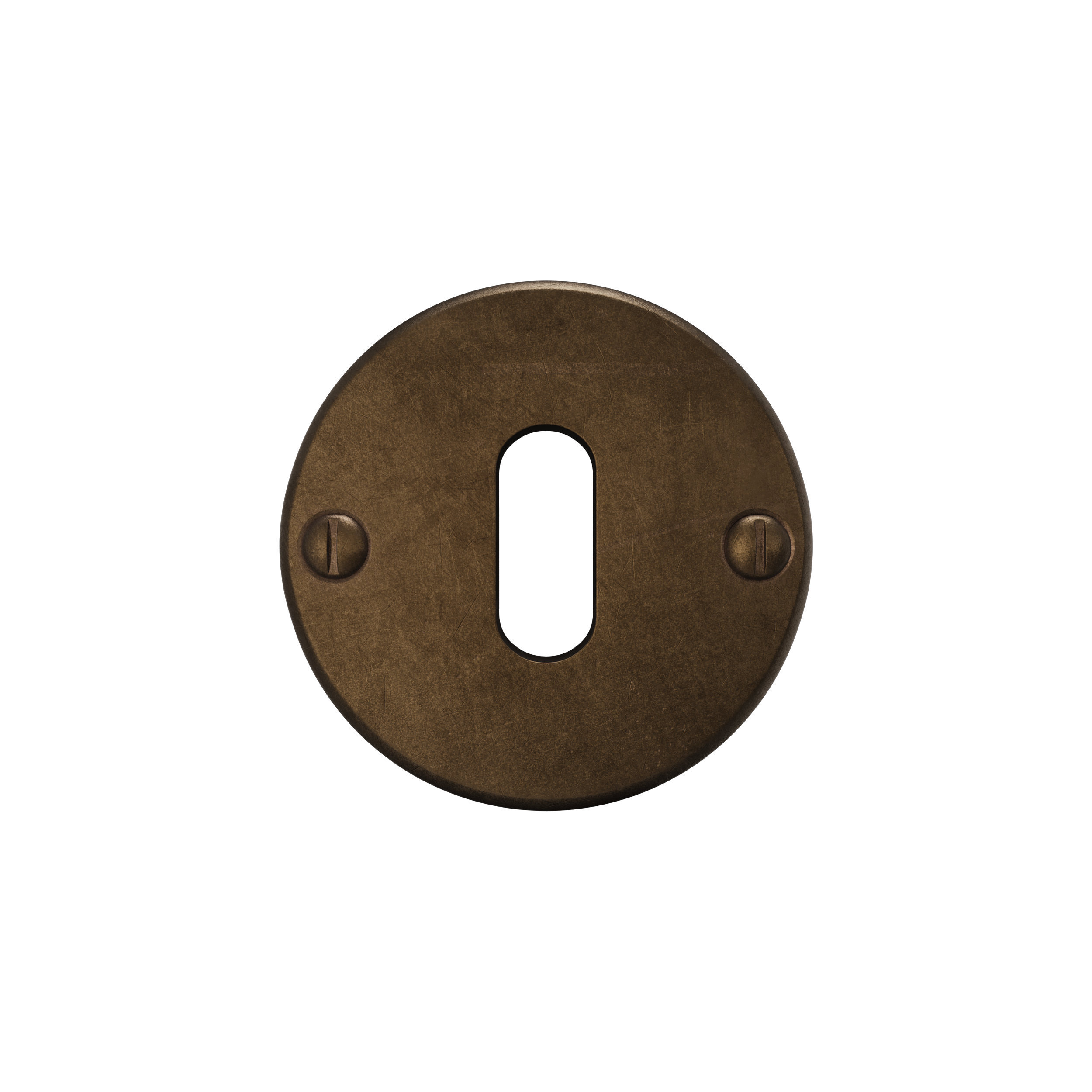 Crafino | Sleutelrozet rond 50 mm | Craft brons