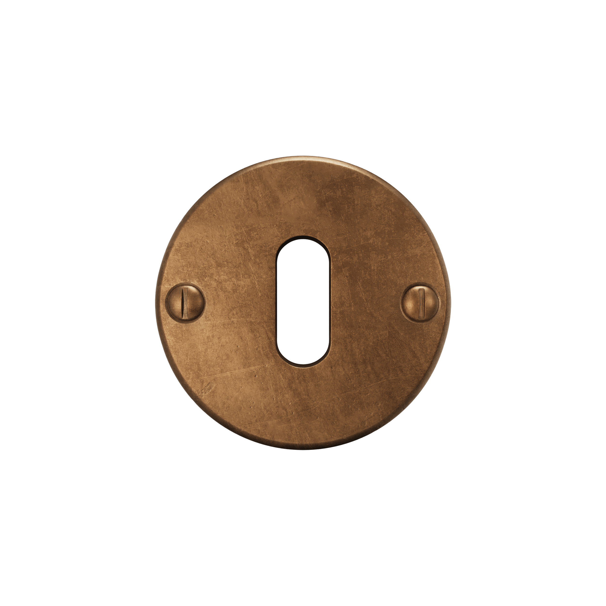 Crafino | Sleutelrozet rond 50 mm | Craft cognac
