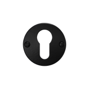 Crafino | Cilinderrozet rond 50 mm | Craft zwart