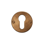 Crafino | Cilinderrozet rond 50 mm | Craft cognac