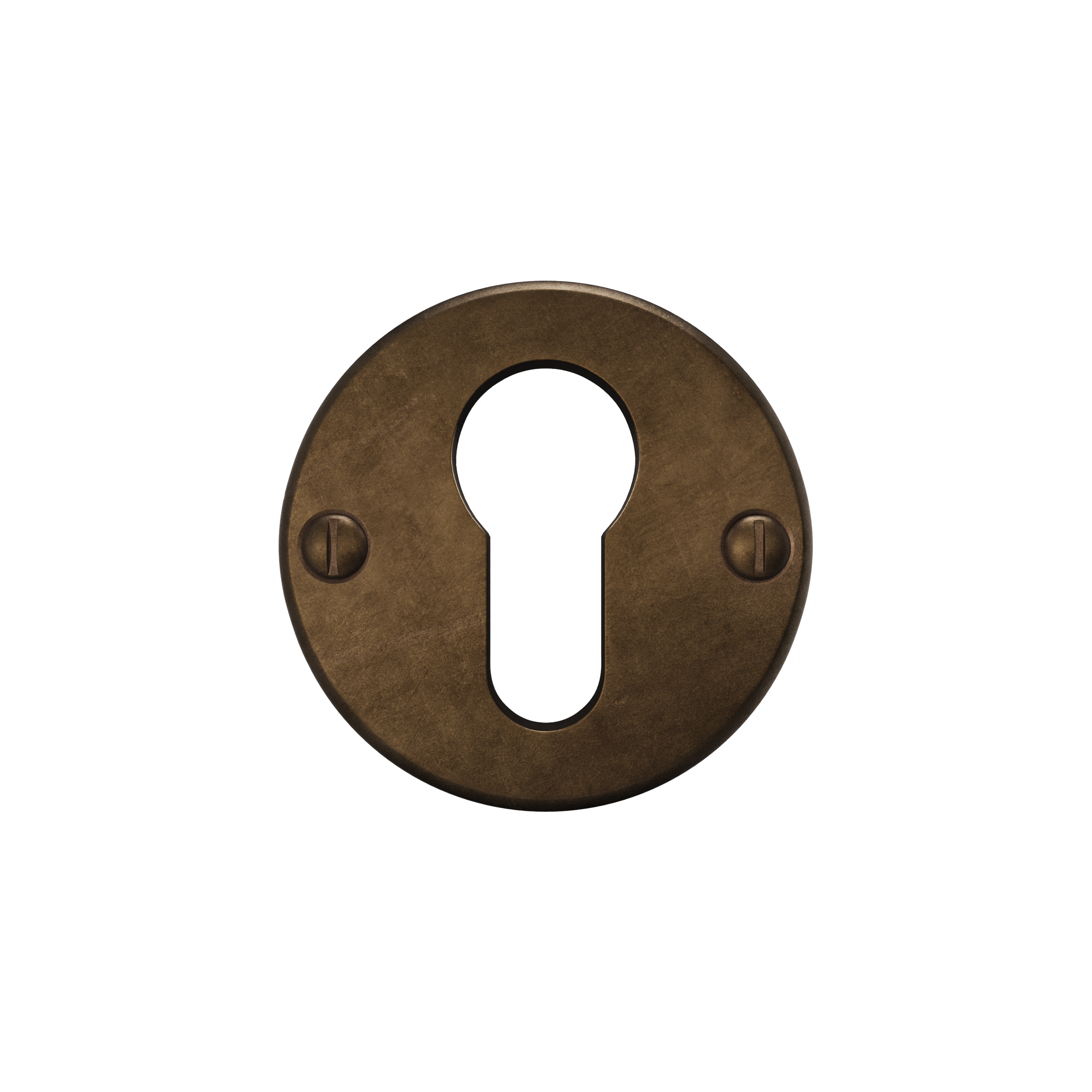 Crafino | Cilinderrozet rond 50 mm | Craft brons