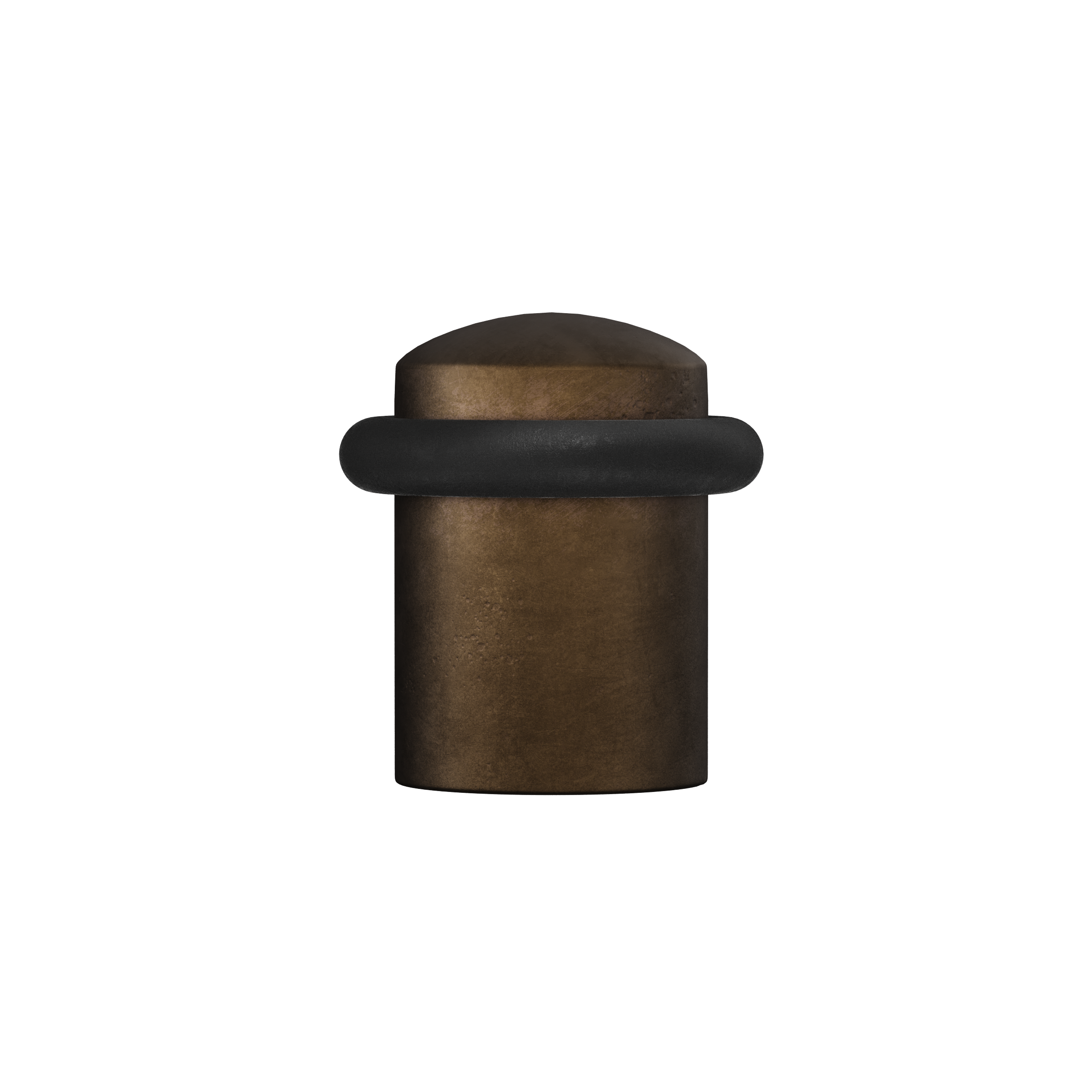 Crafino | Deurstop rond | Craft brons