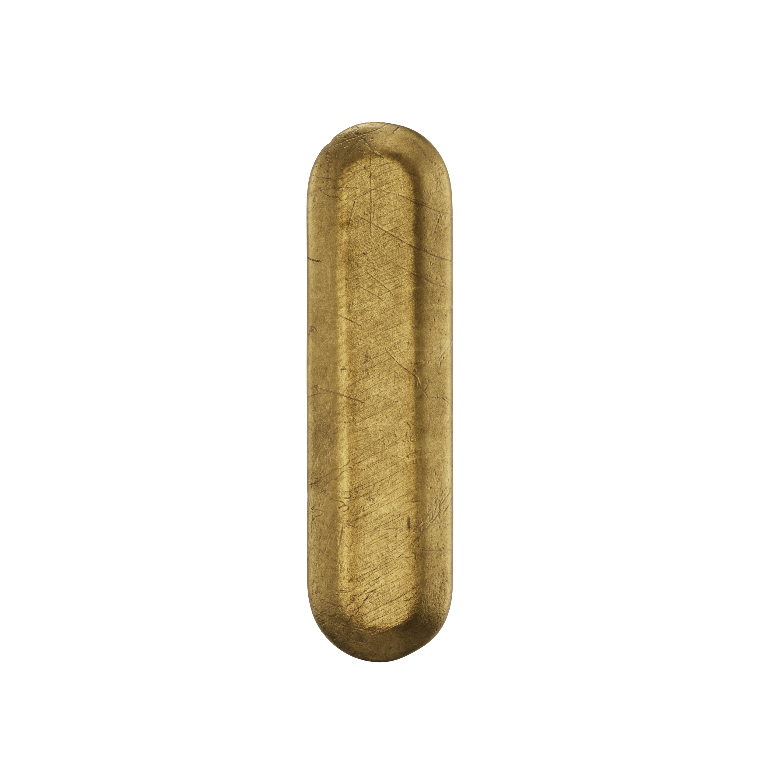Crafino Terra | Meubelknop T | Craft goud