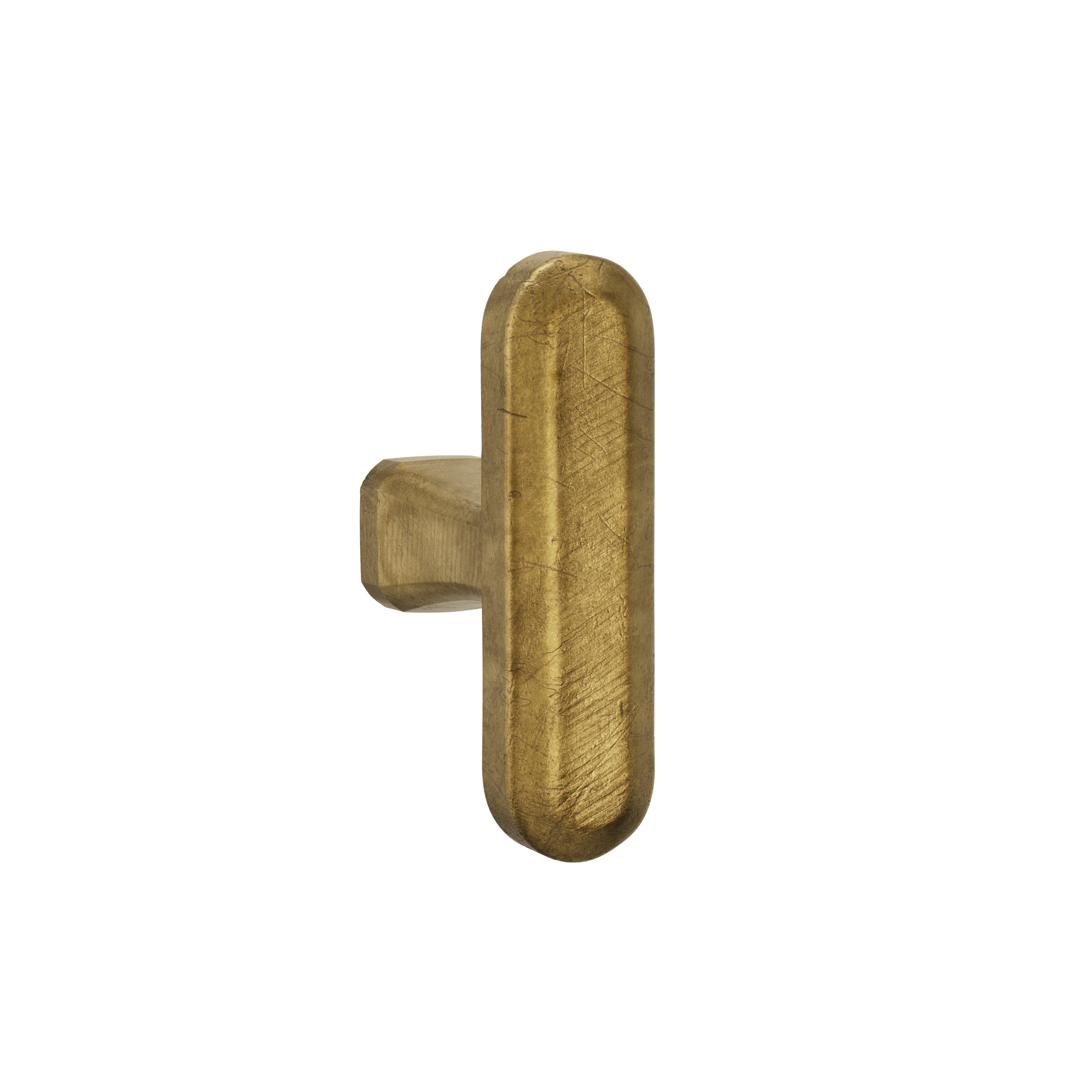Crafino Terra | Meubelknop mini T | Craft goud