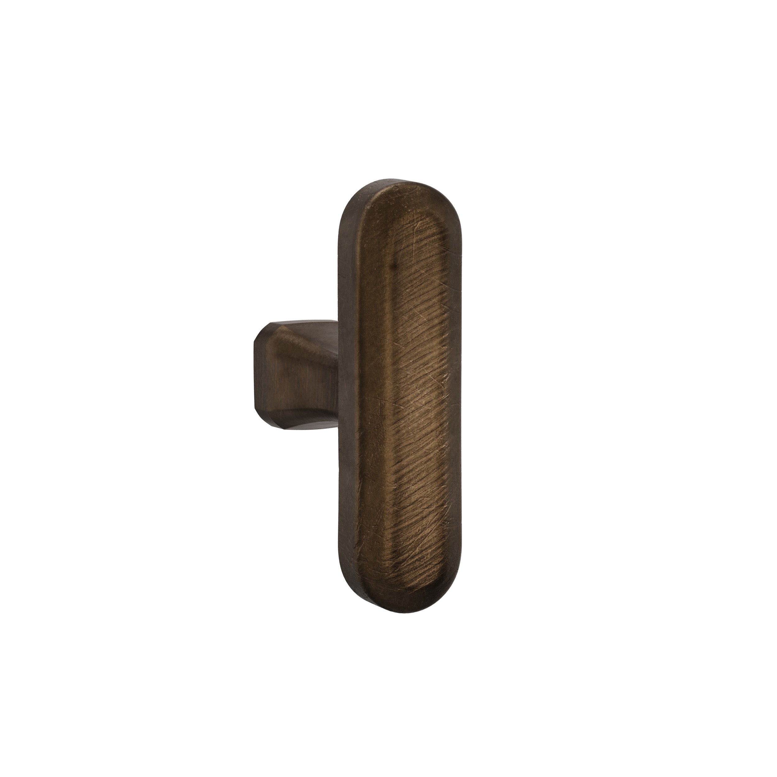 Crafino Terra | Meubelknop mini T | Craft brons
