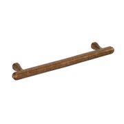 Crafino Terra meubelgreep 128 mm craft cognac vooraanzicht