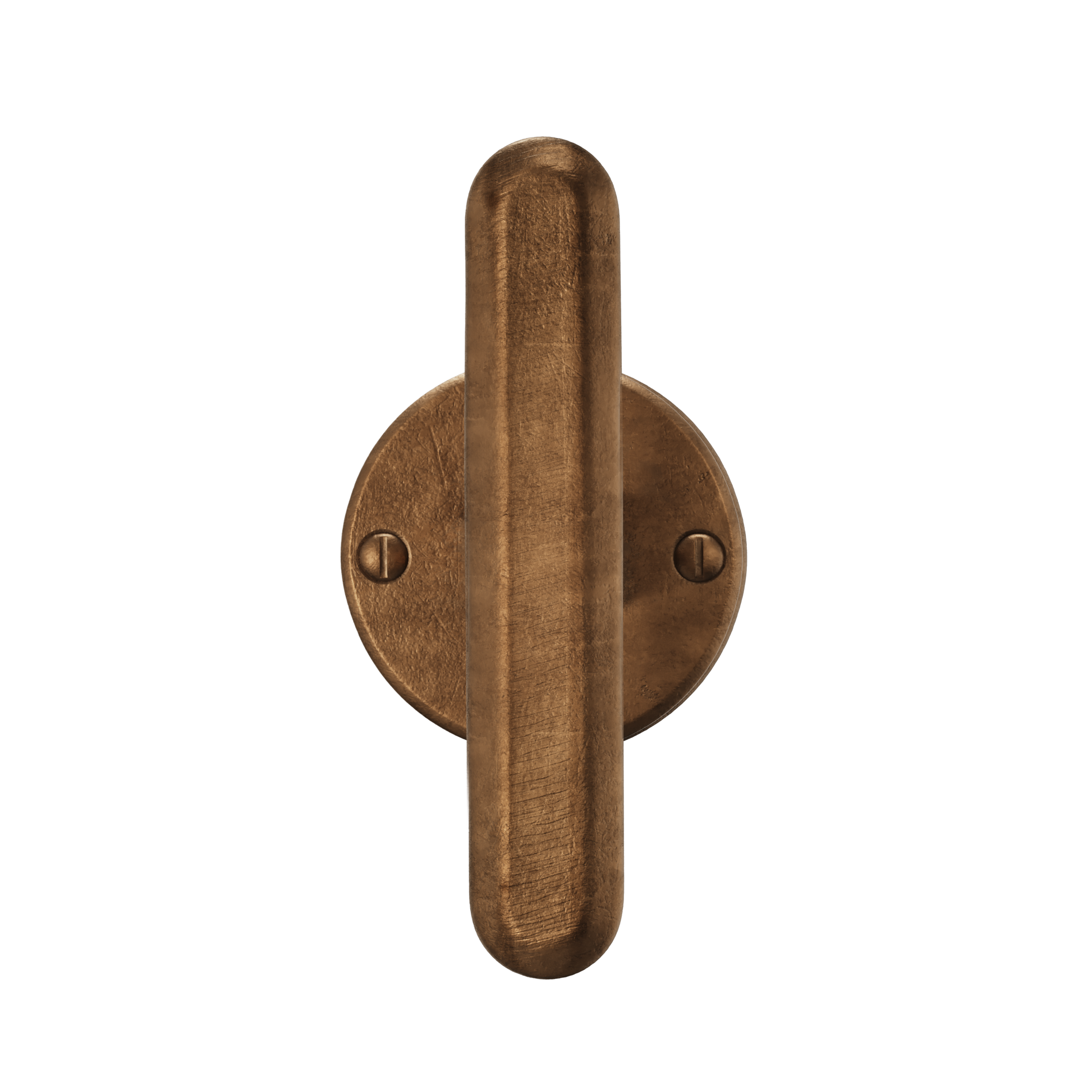 crafino terra t+t | deurkruk op rond rozet | craft cognac