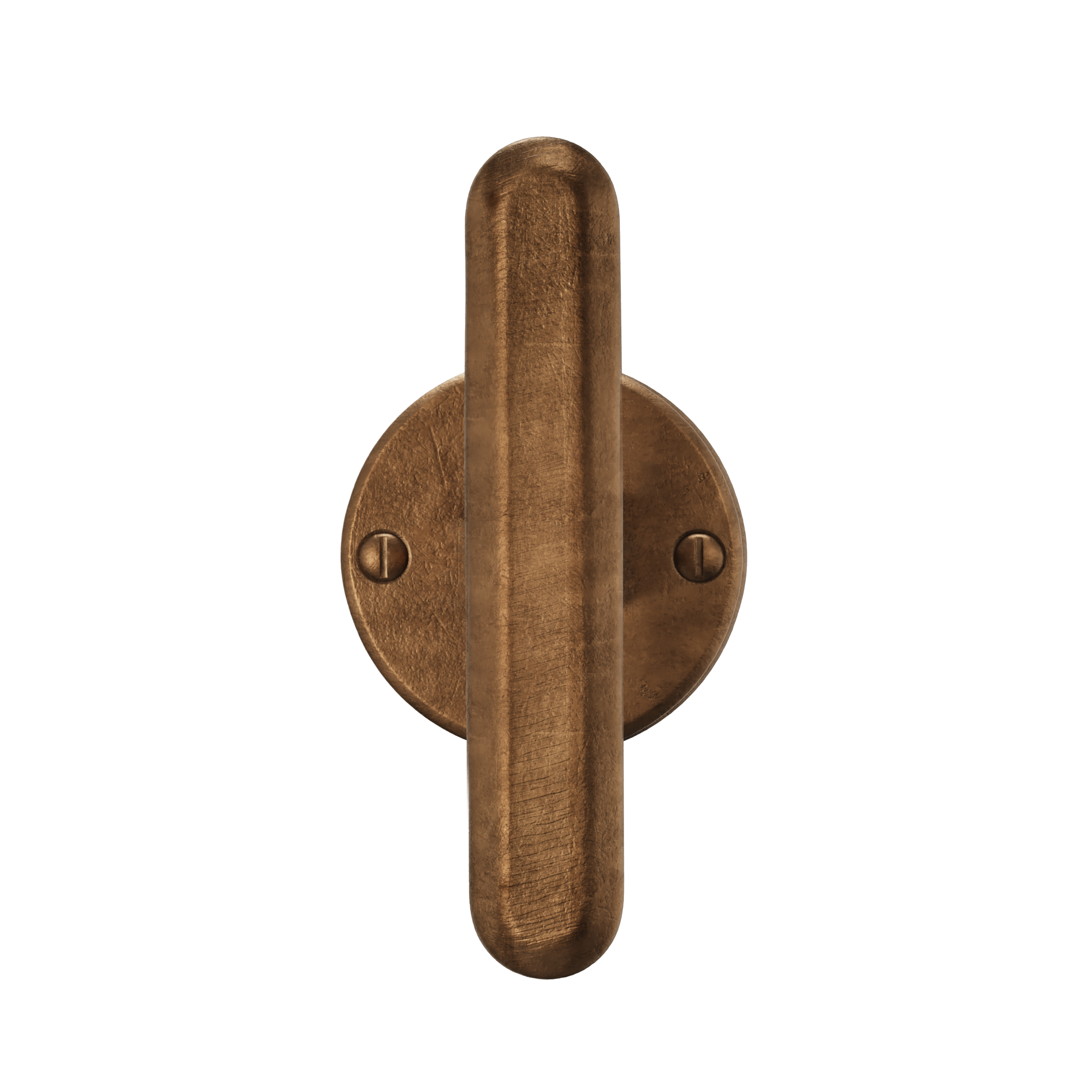 crafino terra t+t | deurkruk op rond rozet | craft cognac