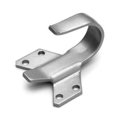 Dulimex | Korte haak | Deuropvanger bij terugliggende deuren | Zilver