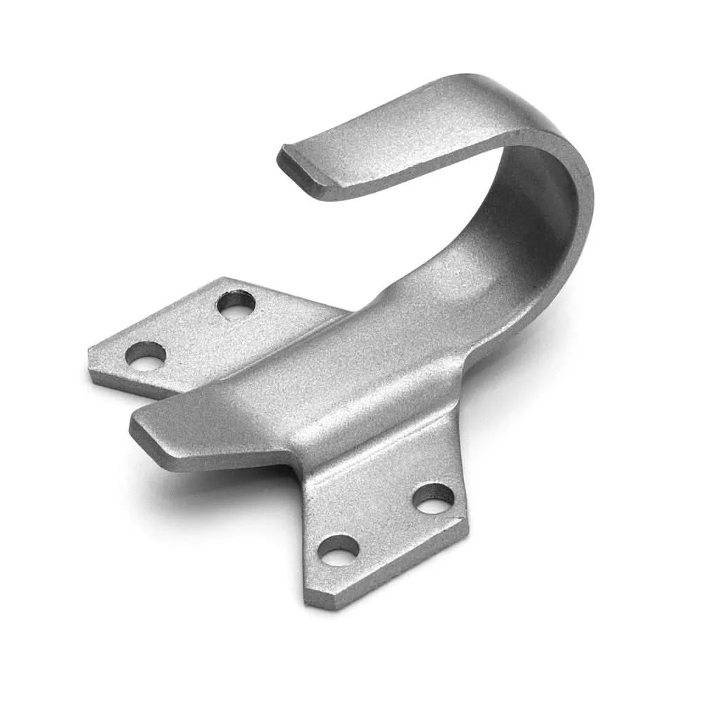 Dulimex | Korte haak | Deuropvanger bij terugliggende deuren | Zilver