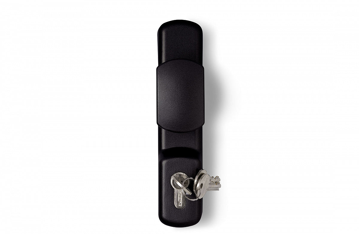 Dulimex opbouw knopset DX 500 mat zwart vooraanzicht