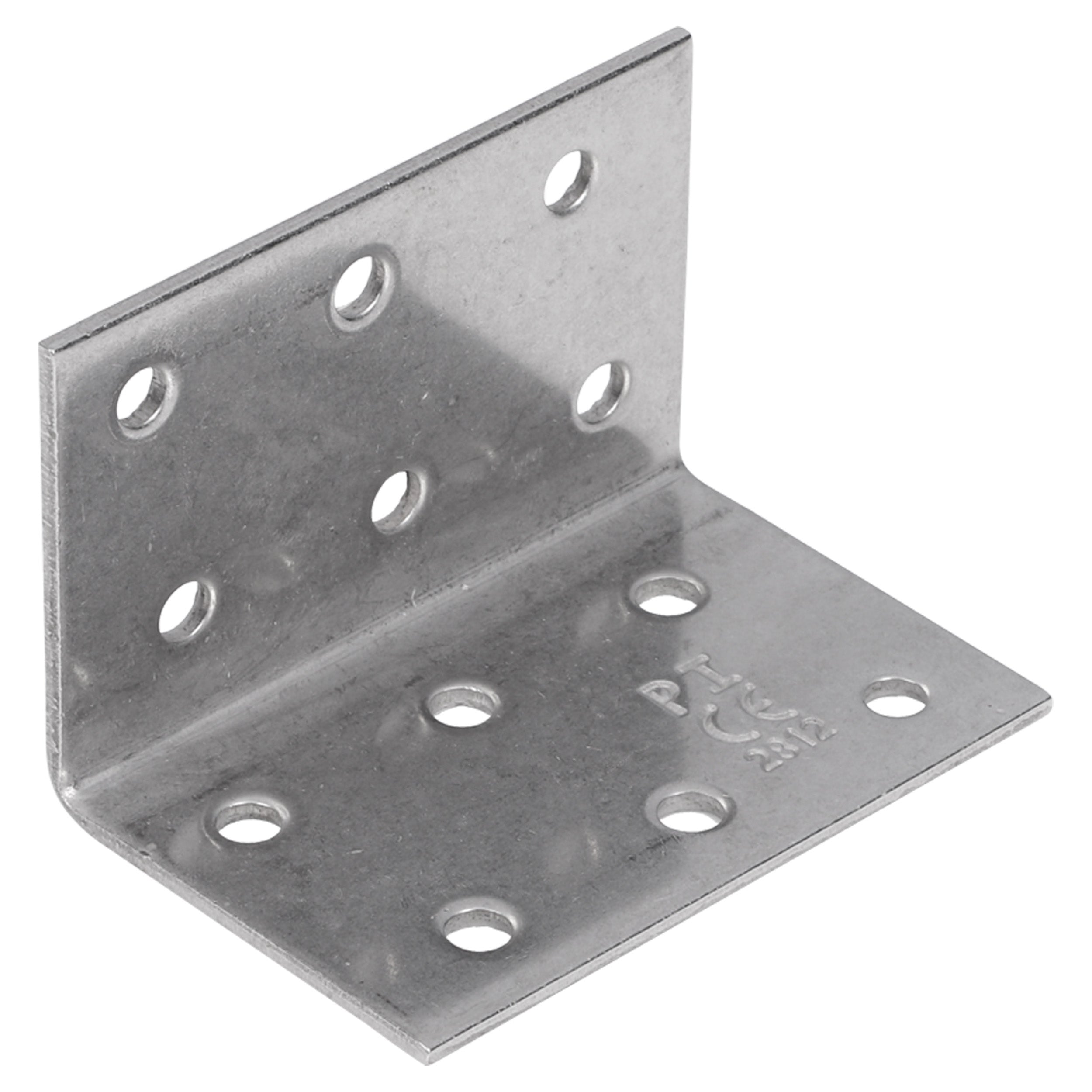 Starx Versterkingshoek 40x40x60 mm RVS vooraanzicht