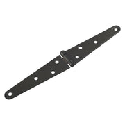 Starx Staartheng vlak zwart gelakt 125 mm