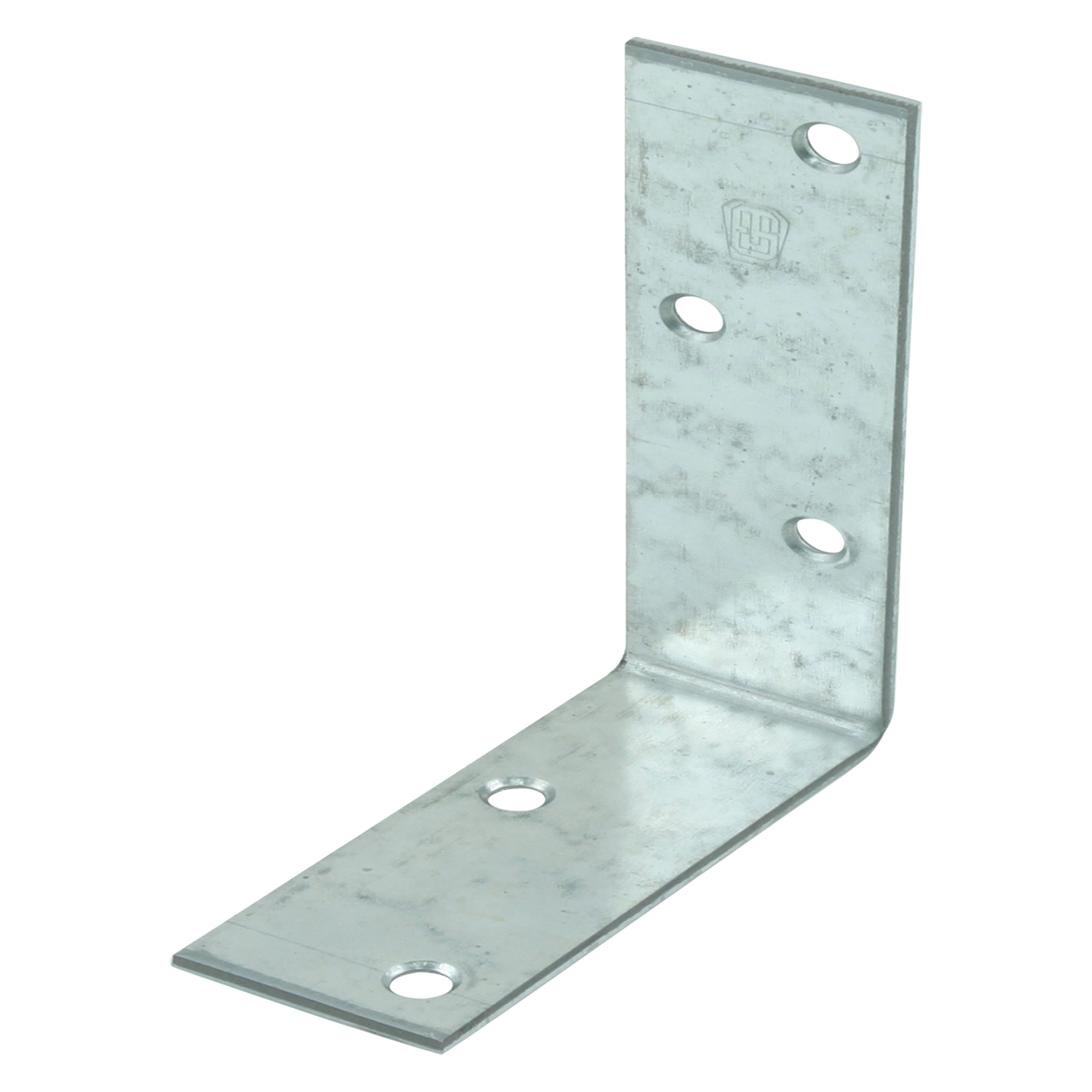 Starx Versterkingshoek 115x60x40 mm verzinkt vooraanzicht
