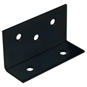 Starx Versterkingshoek 75x40x25 mm zwart vooraanzicht