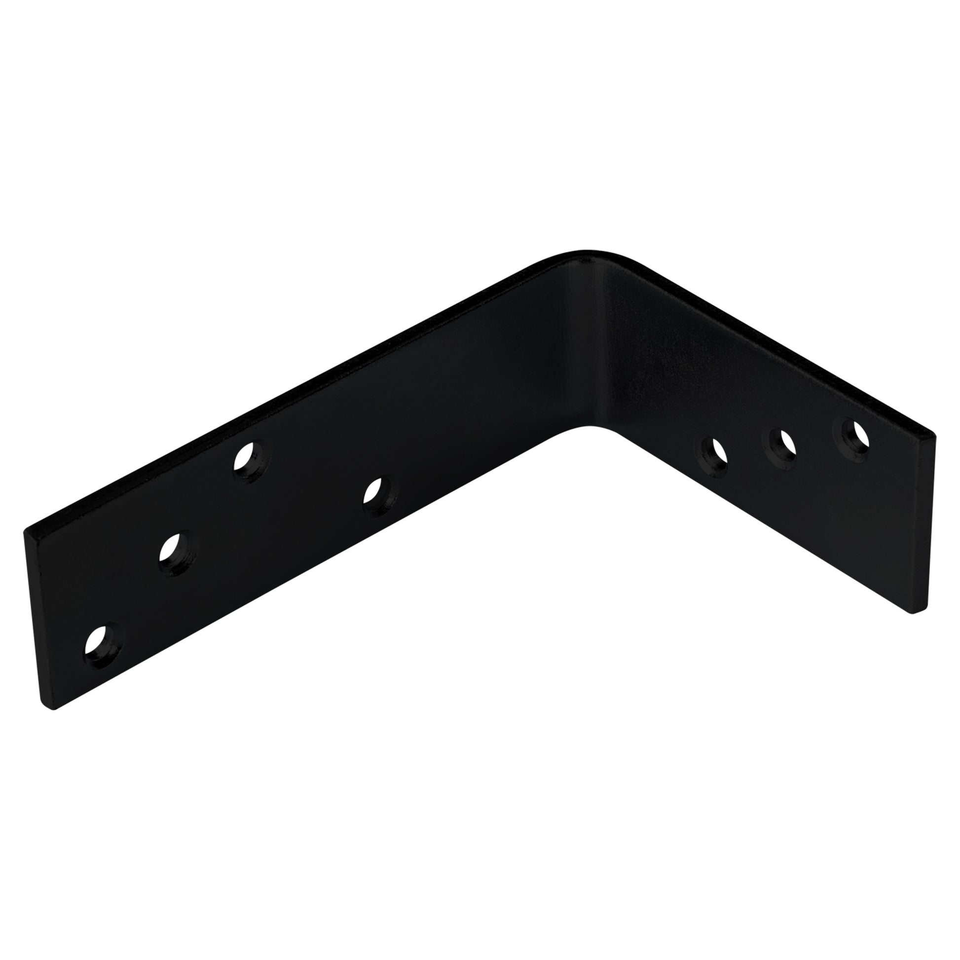 Starx Versterkingshoek 120x80x35 mm zwart vooraanzicht