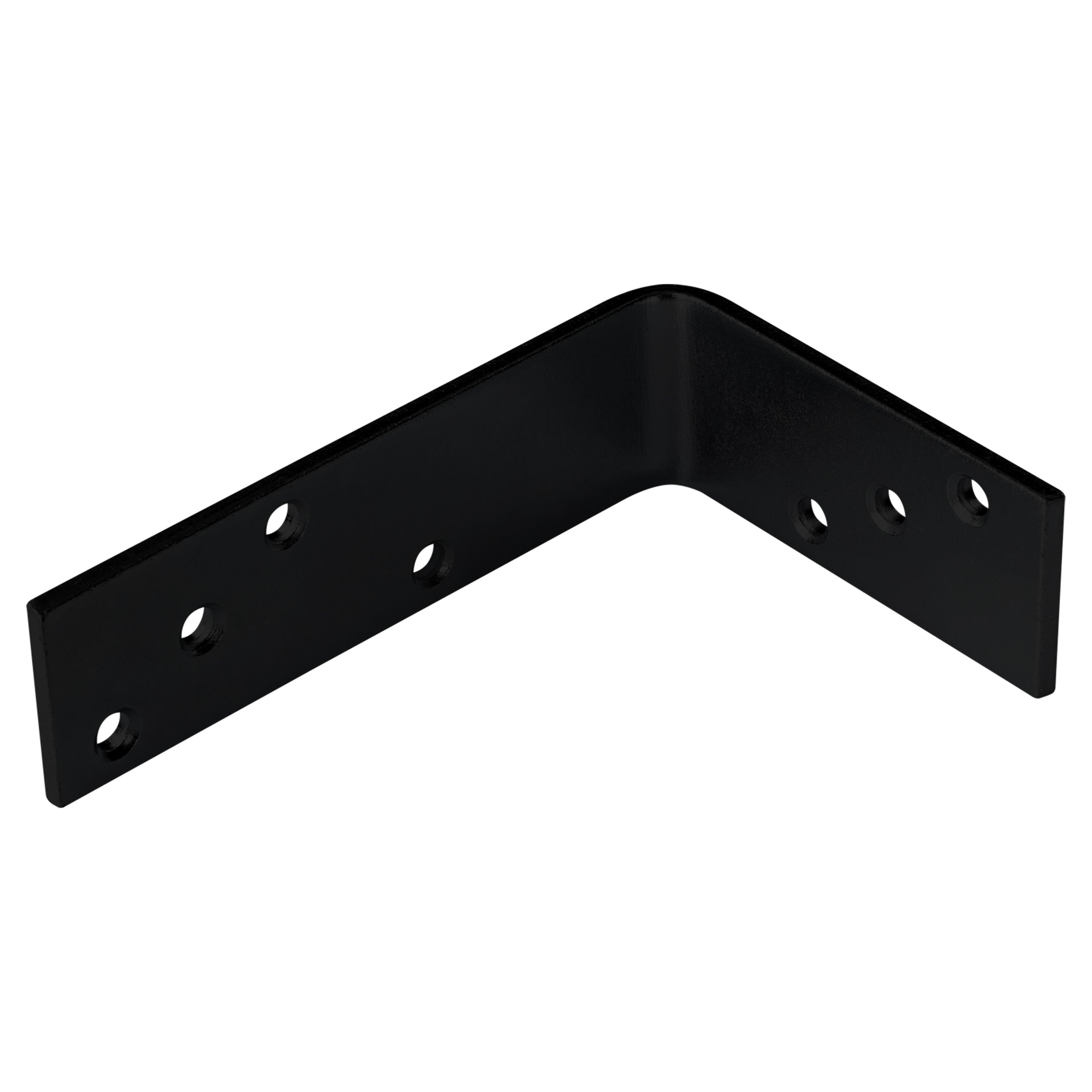 Starx Versterkingshoek 120x80x35 mm zwart vooraanzicht