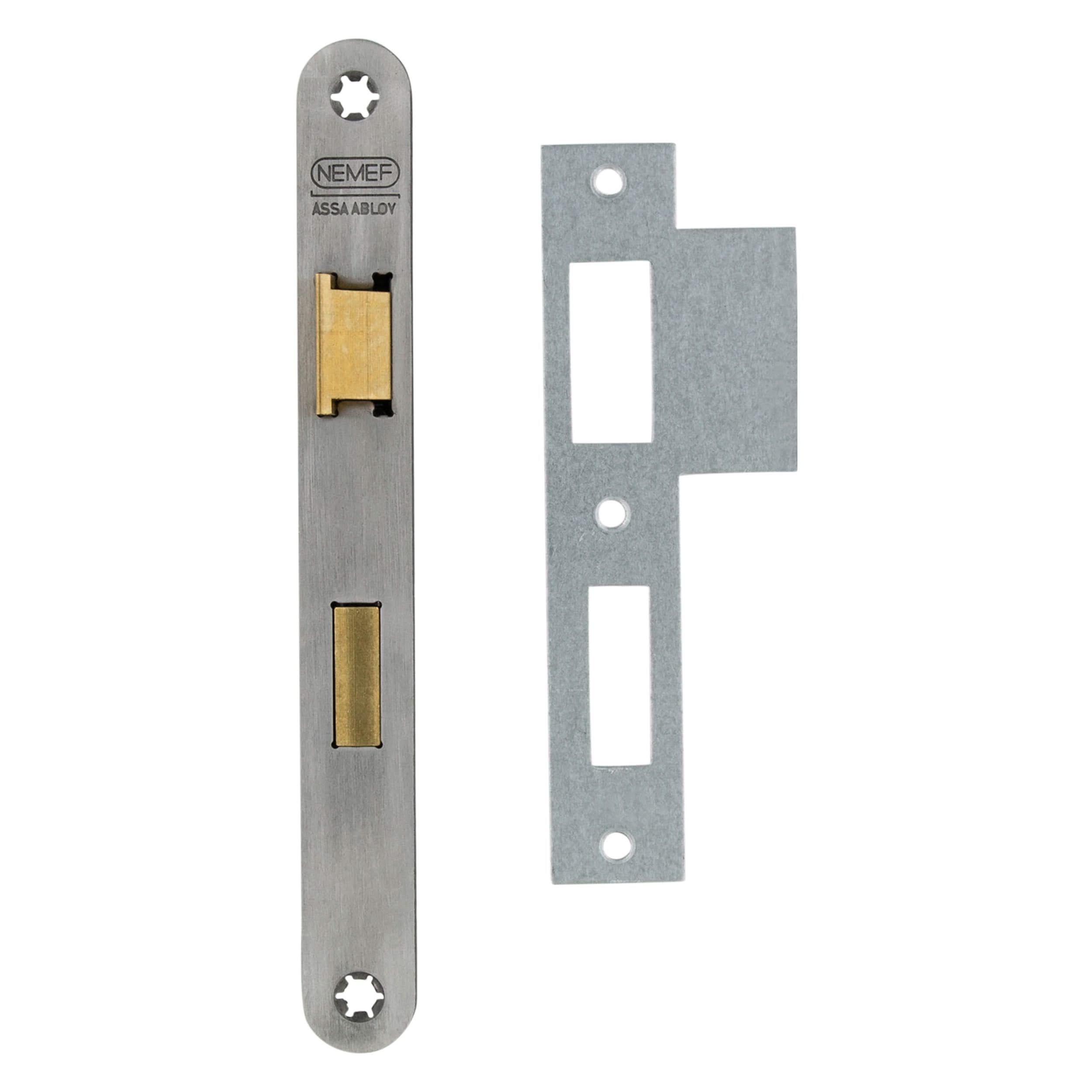 Nemef wc badkamerslot type 1264/17 RVS - Deurbeslag-expert