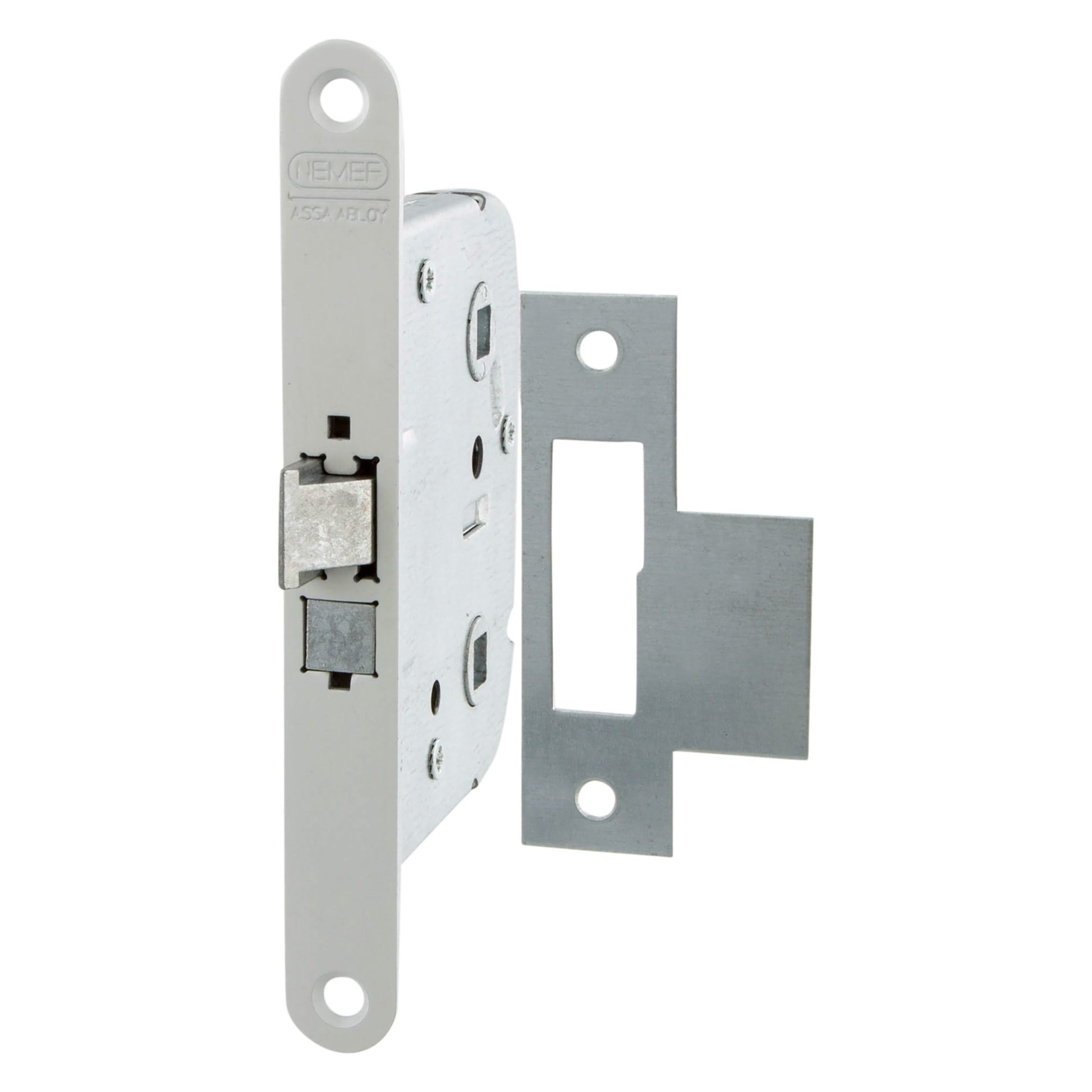 Nemef wc badkamerslot type 1444/5 Wit - Deurbeslag-expert