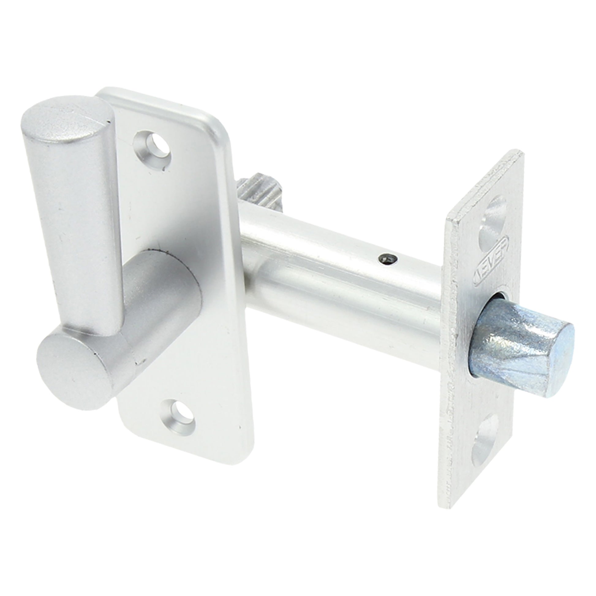 Nemef insteekgrendel 2600/4 aluminium, productfoto vooraanzicht