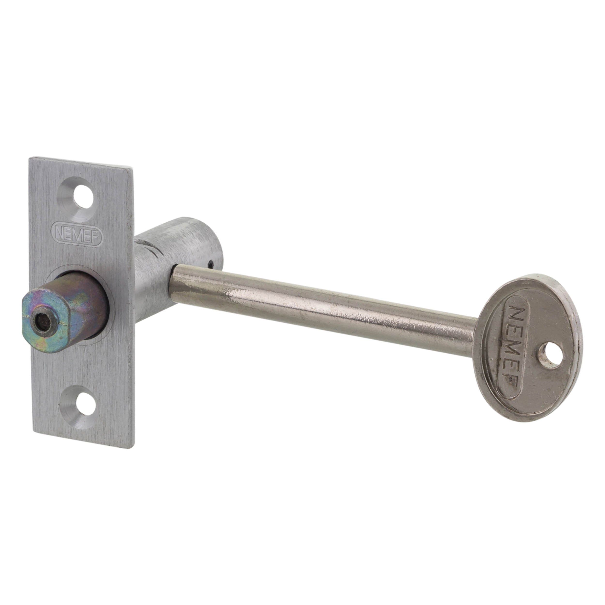 Nemef insteekgrendel / sterslot 2603/4, productfoto vooraanzicht