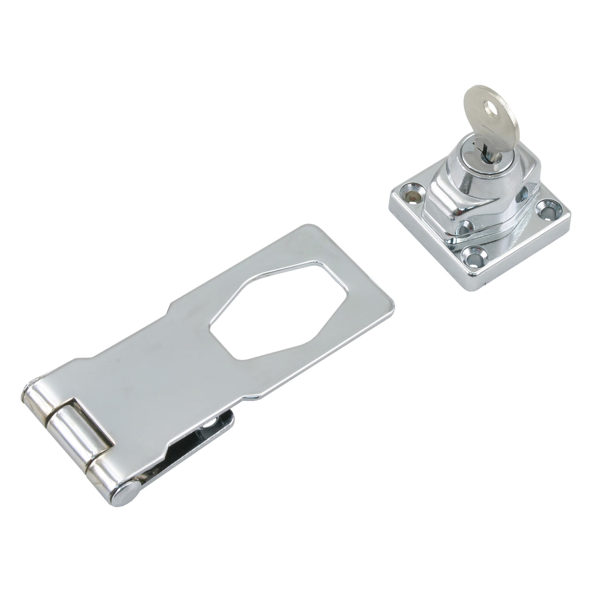 Starx kistoverval - met cilinder - 100 x 40 mm - verchroomd